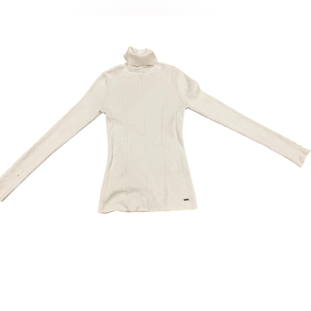 White House Black Market White
Turtleneck Sweater Size Small